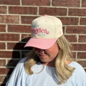Gulf of America Canvas Cap - Bubble Gum